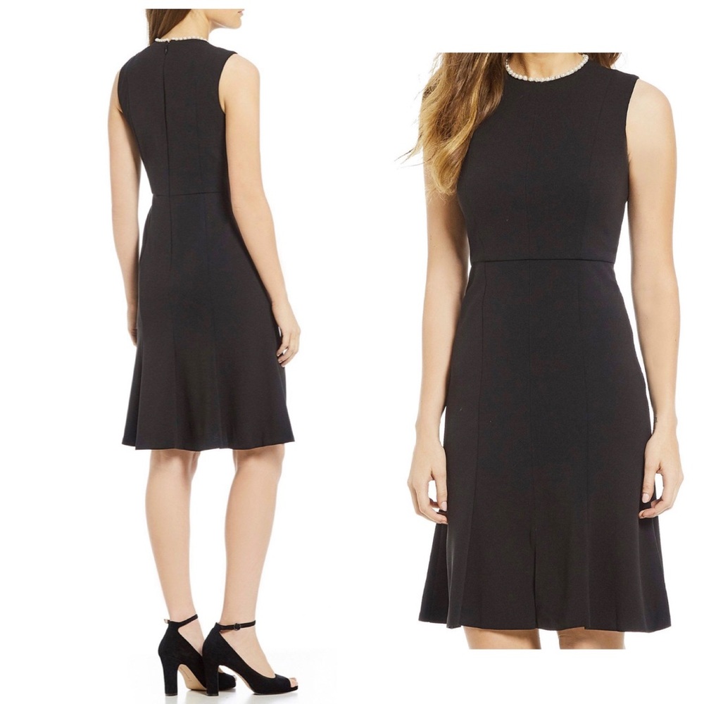 DRESS WITH PEARL DETAIL